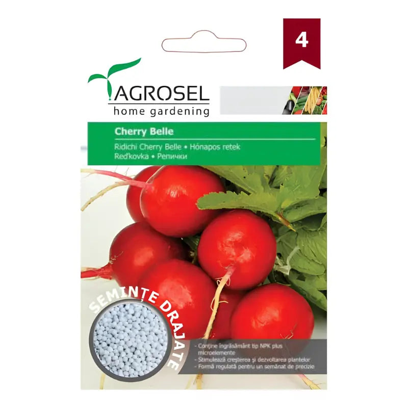 Seminte de ridichi Agrosel Cherry Belle
