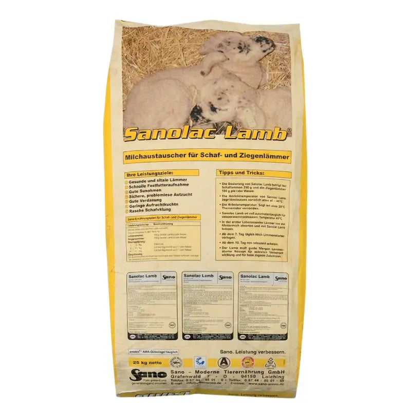 Lapte praf pentru miei si iezi Sano Sanolac Lamb